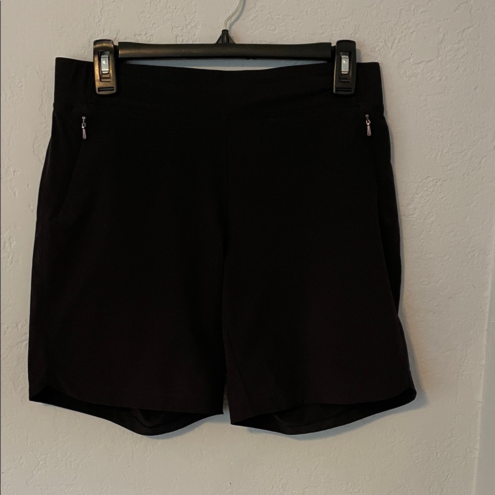 CALIA by Carrie Underwood Black Athletic Shorts with Zip Pockets
